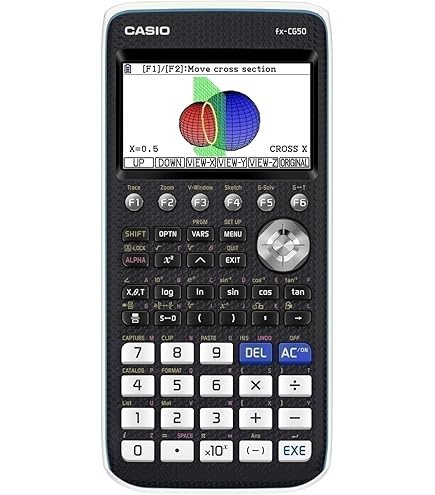 Calculadora gráfica Cassio Stylus 4.8 fx-CG500, com tela sensível